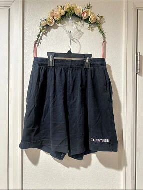 Talentless Men's Black Athletic Shorts